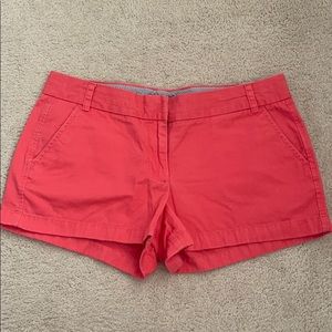 J Crew Coral Shorts